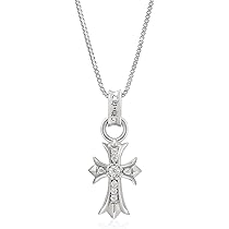 シルバー925 ブレスレット　クロス　プラス　十字架　クロム　新品　2-28 Amazon.co.jp: フローラル クロス ブレスレット シルバー 925